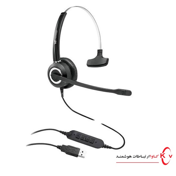 هدست وی تی تک گوش مدل VT 6200 ENCx2